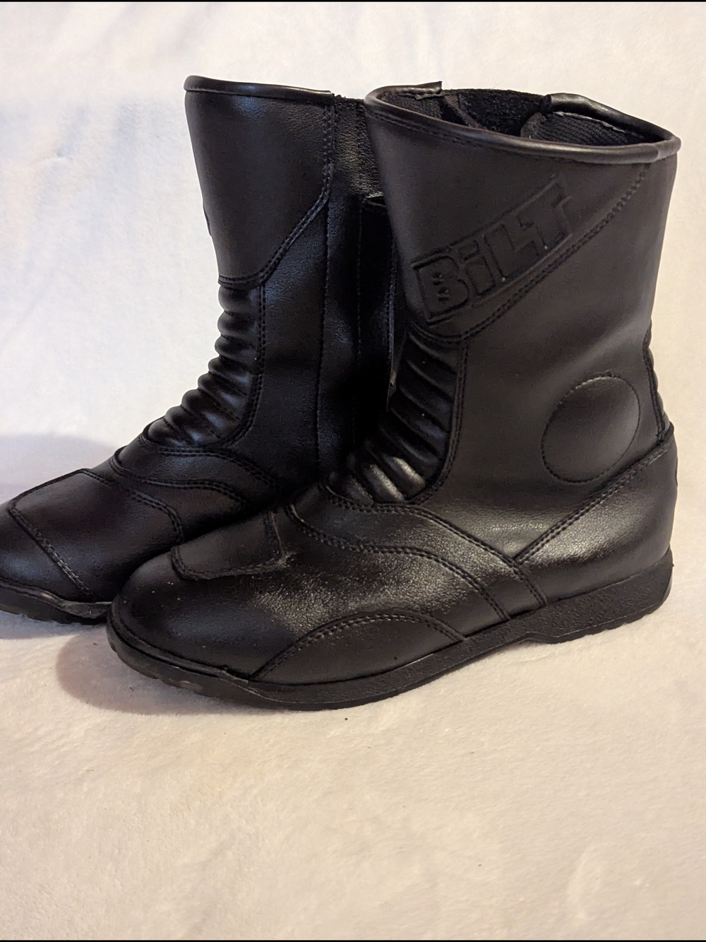 Men's Black Motorcycle Boots